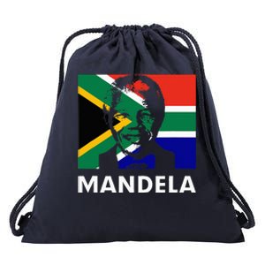 Mandela Day Nelson Mandela Design Drawstring Bag