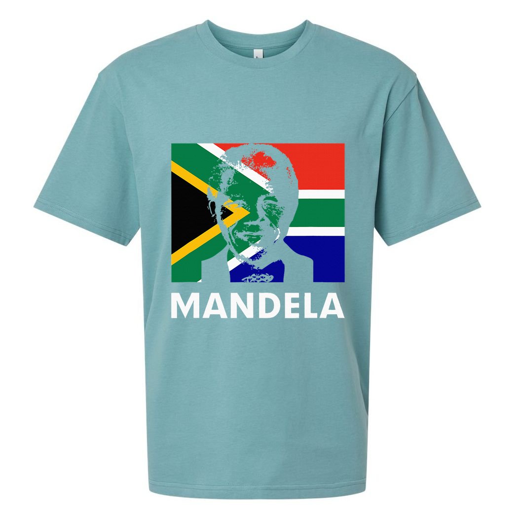 Mandela Day Nelson Mandela Design Sueded Cloud Jersey T-Shirt