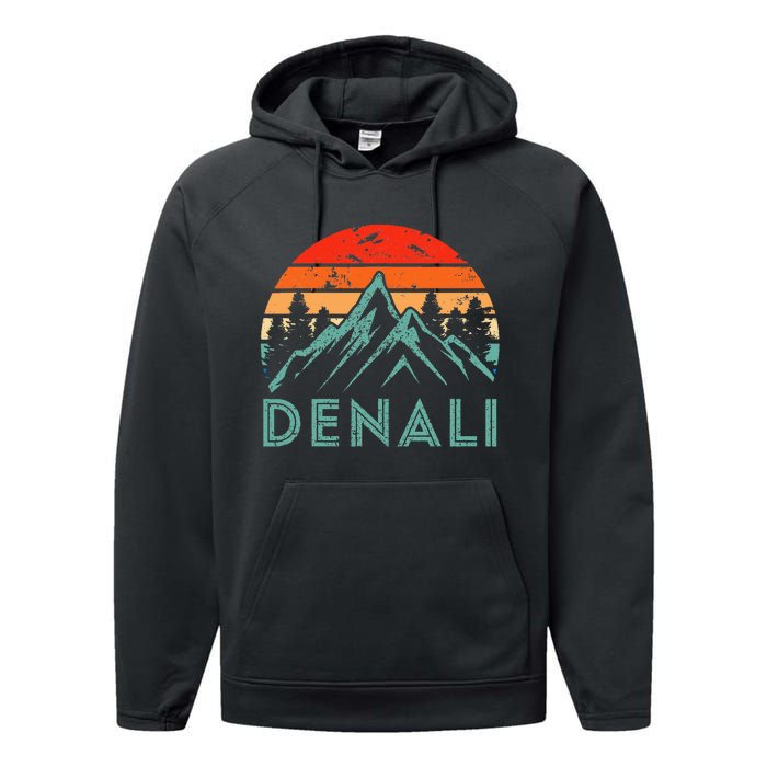 Mt. Denali National Park Alaska Denali Performance Fleece Hoodie