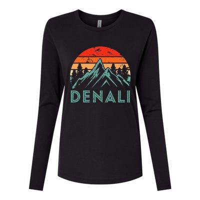 Mt. Denali National Park Alaska Denali Womens Cotton Relaxed Long Sleeve T-Shirt