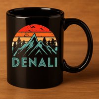 Mt. Denali National Park Alaska Denali 11oz C Handle Ceramic Mug