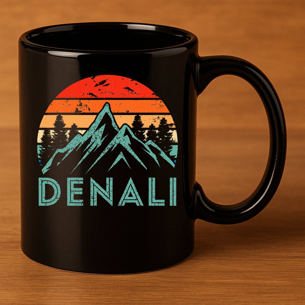Mt. Denali National Park Alaska Denali 11oz C Handle Ceramic Mug