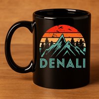 Mt. Denali National Park Alaska Denali 11oz C Handle Ceramic Mug