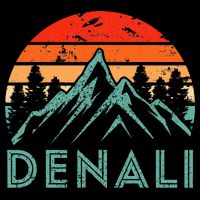 Mt. Denali National Park Alaska Denali Flat Bill Trucker Hat