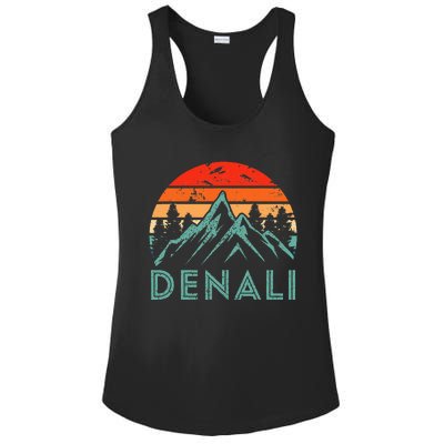 Mt. Denali National Park Alaska Denali Ladies PosiCharge Competitor Racerback Tank