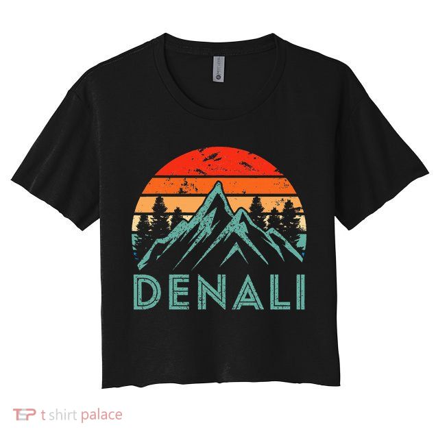 Mt. Denali National Park Alaska Denali Crop Top