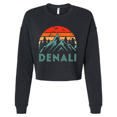 Mt. Denali National Park Alaska Denali Cropped Pullover Crew