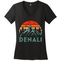 Mt. Denali National Park Alaska Denali Women's V-Neck T-Shirt