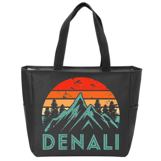 Mt. Denali National Park Alaska Denali Zip Tote Bag