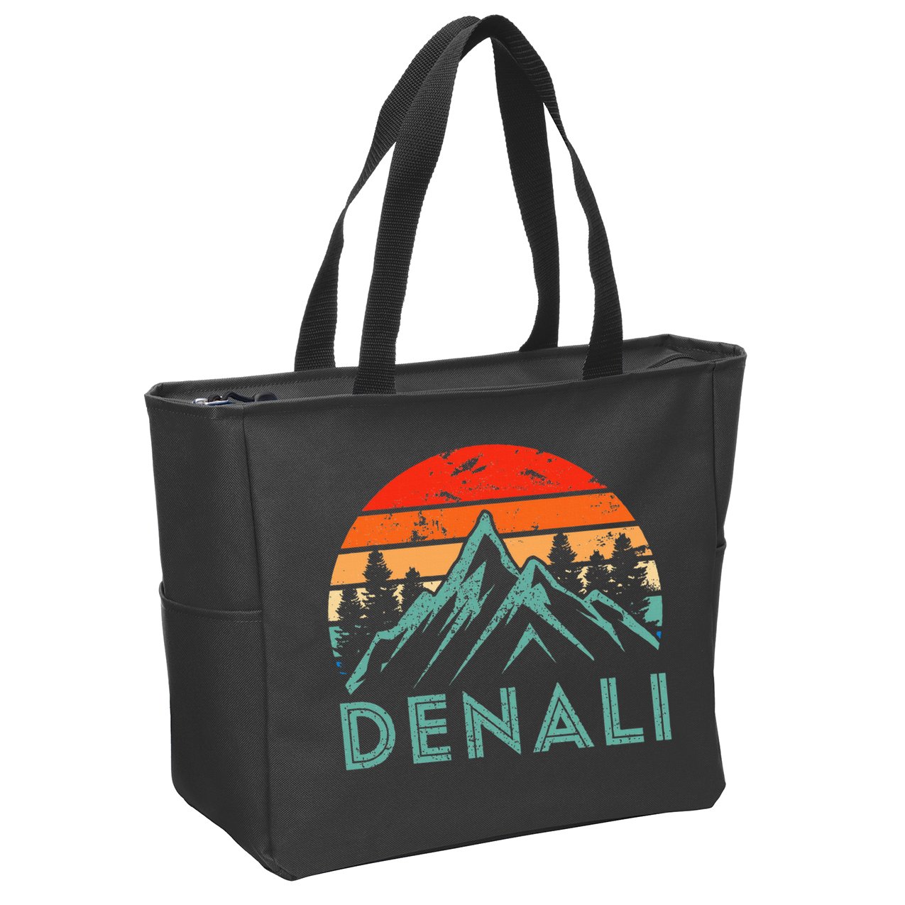 Mt. Denali National Park Alaska Denali Zip Tote Bag