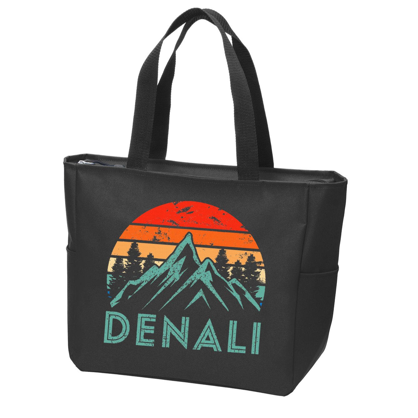 Mt. Denali National Park Alaska Denali Zip Tote Bag