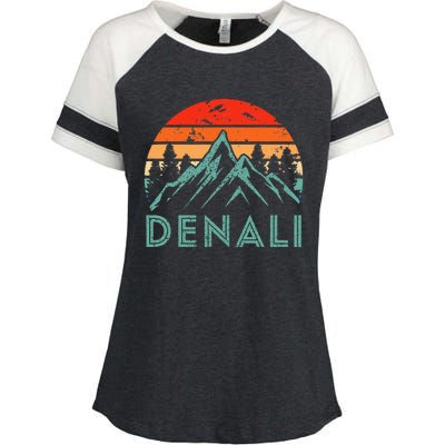 Mt. Denali National Park Alaska Denali Enza Ladies Jersey Colorblock Tee