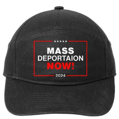 Mass Deportation Now 2024 7-Panel Snapback Hat