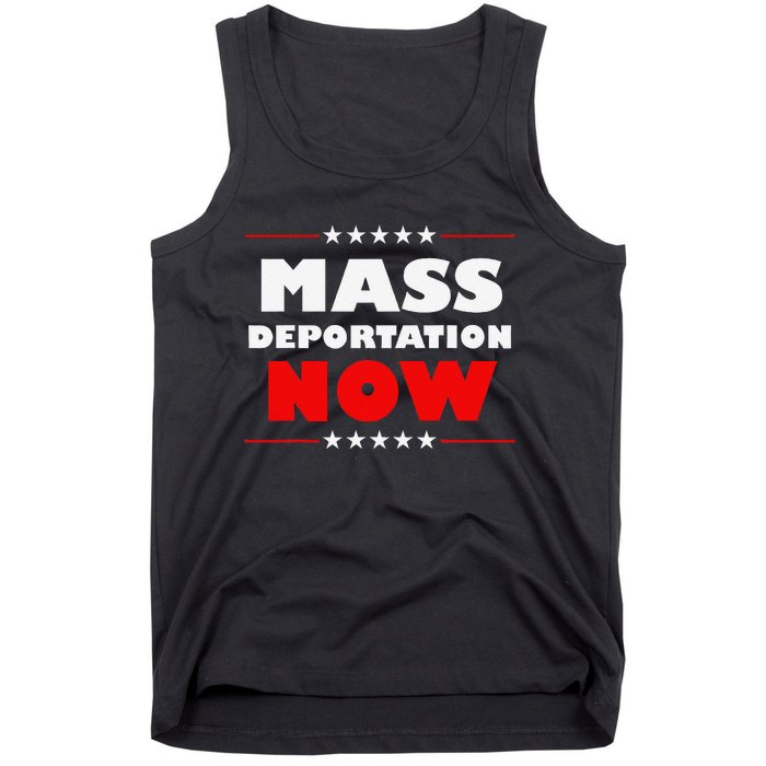 Mass Deportation Now Protest Tank Top