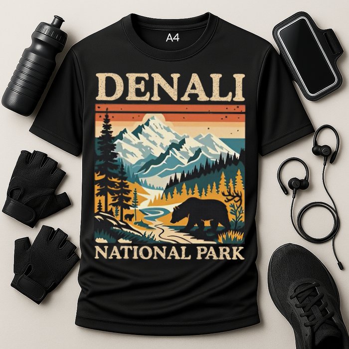 Mount Denali National Park Cooling Performance Crew T-Shirt
