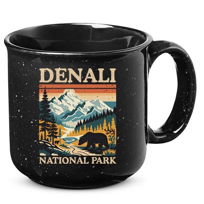Mount Denali National Park 15oz Campfire Ceramic Mug