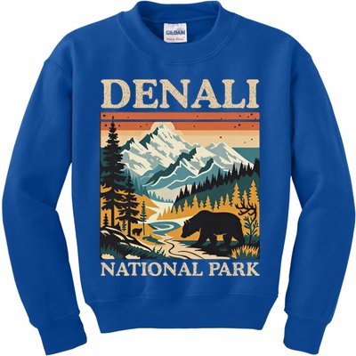 Mount Denali National Park Kids Sweatshirt