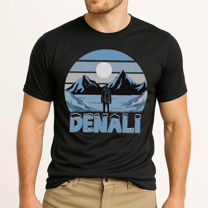Mt. Denali National Park Alaska Mountain Cooling Performance Crew T-Shirt