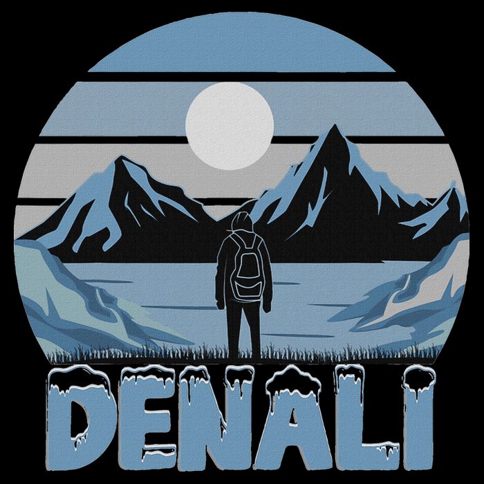 Mt. Denali National Park Alaska Mountain Cooling Performance Crew T-Shirt