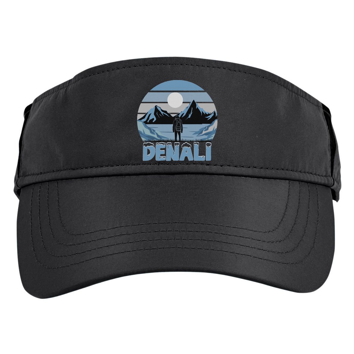 Mt. Denali National Park Alaska Mountain Adult Drive Performance Visor