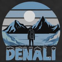 Mt. Denali National Park Alaska Mountain Adult Drive Performance Visor