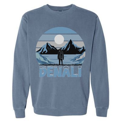 Mt. Denali National Park Alaska Mountain Garment-Dyed Sweatshirt