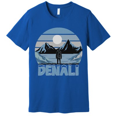 Mt. Denali National Park Alaska Mountain Premium T-Shirt