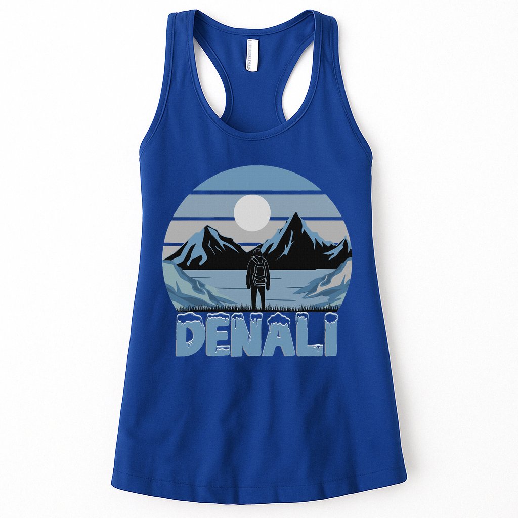 Mt. Denali National Park Alaska Mountain Womens Tank Top