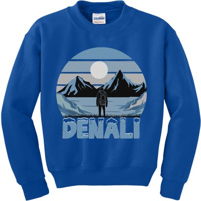 Mt. Denali National Park Alaska Mountain Kids Sweatshirt