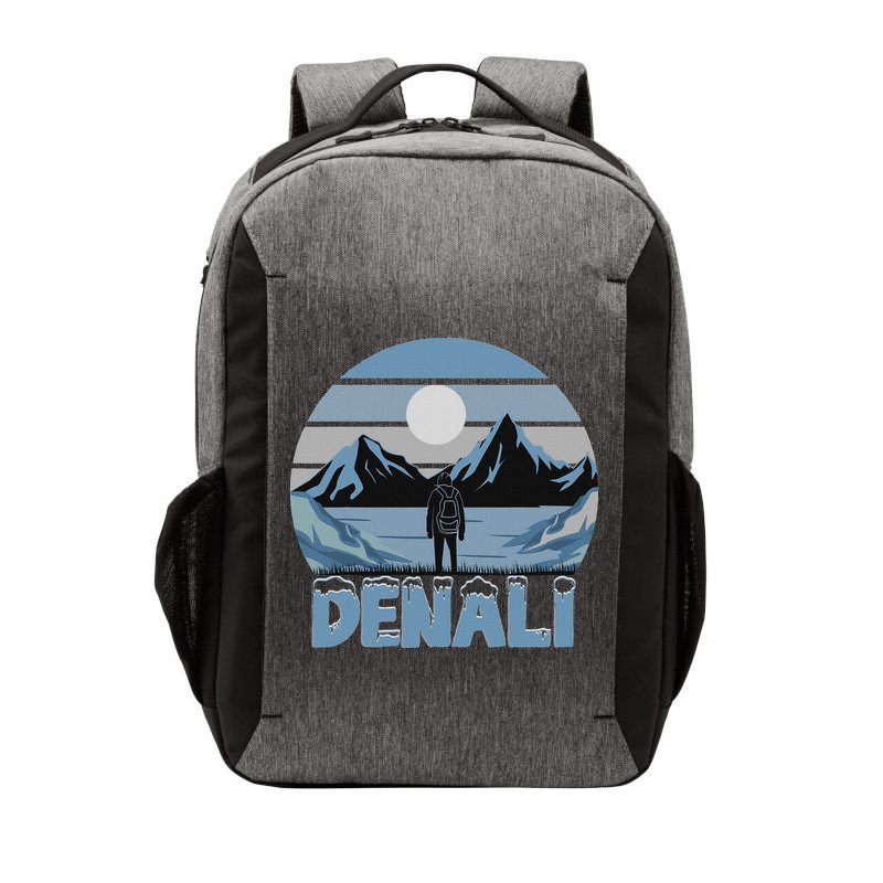Mt. Denali National Park Alaska Mountain Vector Backpack