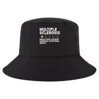 MS Do Not Recommend Funny Multiple Sclerosis Humor Awareness Cool Comfort Performance Bucket Hat
