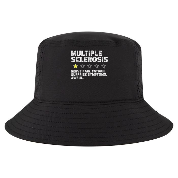 MS Do Not Recommend Funny Multiple Sclerosis Humor Awareness Cool Comfort Performance Bucket Hat