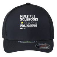 MS Do Not Recommend Funny Multiple Sclerosis Humor Awareness Flexfit Unipanel Trucker Cap