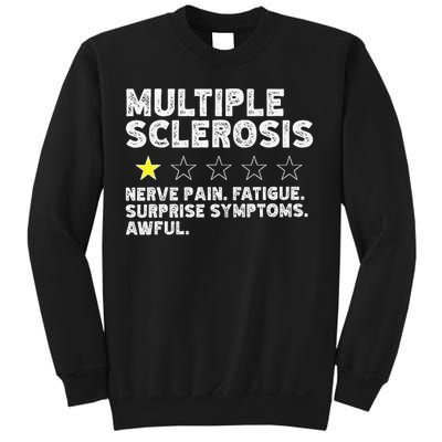 MS Do Not Recommend Funny Multiple Sclerosis Humor Awareness Sweatshirt