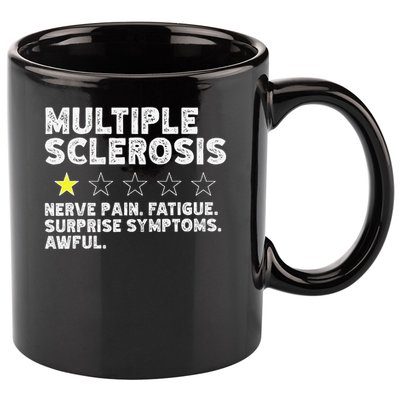 MS Do Not Recommend Funny Multiple Sclerosis Humor Awareness 11oz C Handle Ceramic Mug