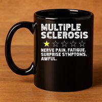 MS Do Not Recommend Funny Multiple Sclerosis Humor Awareness 11oz C Handle Ceramic Mug