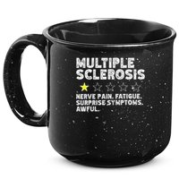 MS Do Not Recommend Funny Multiple Sclerosis Humor Awareness 15oz Campfire Ceramic Mug