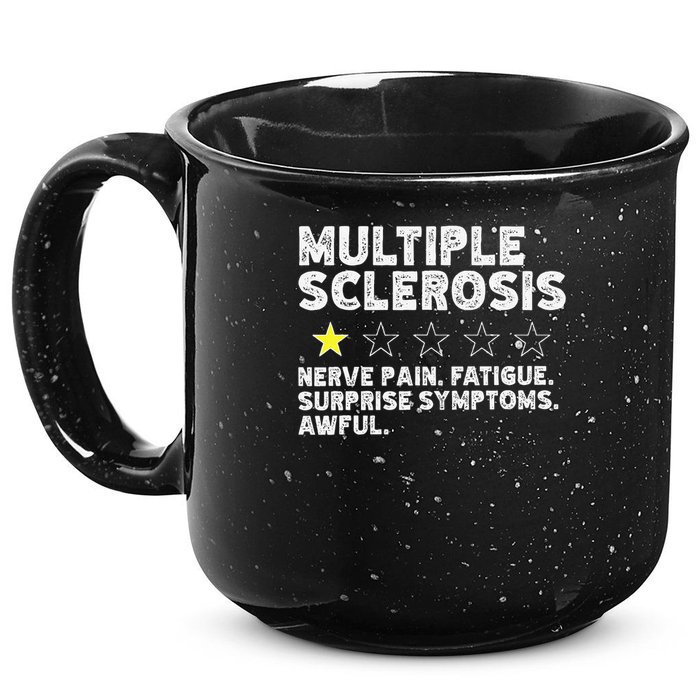 MS Do Not Recommend Funny Multiple Sclerosis Humor Awareness 15oz Campfire Ceramic Mug