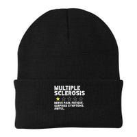MS Do Not Recommend Funny Multiple Sclerosis Humor Awareness Beanie