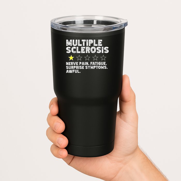 MS Do Not Recommend Funny Multiple Sclerosis Humor Awareness Tumbler