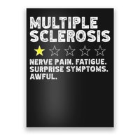 MS Do Not Recommend Funny Multiple Sclerosis Humor Awareness Poster