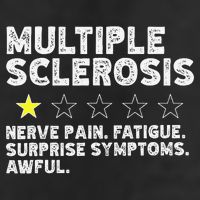 MS Do Not Recommend Funny Multiple Sclerosis Humor Awareness 25L Jumbo Tote