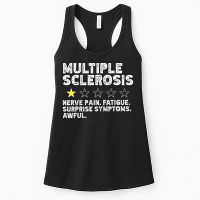 MS Do Not Recommend Funny Multiple Sclerosis Humor Awareness Womens Tank Top