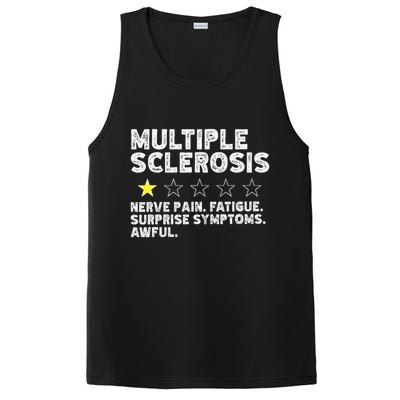 MS Do Not Recommend Funny Multiple Sclerosis Humor Awareness PosiCharge Competitor Tank