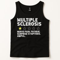 MS Do Not Recommend Funny Multiple Sclerosis Humor Awareness Tank Top