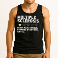 MS Do Not Recommend Funny Multiple Sclerosis Humor Awareness Tank Top