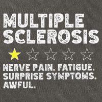 MS Do Not Recommend Funny Multiple Sclerosis Humor Awareness Cotton Canvas Backpack