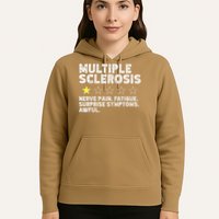 MS Do Not Recommend Funny Multiple Sclerosis Humor Awareness Hoodie