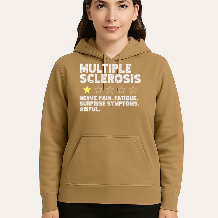 MS Do Not Recommend Funny Multiple Sclerosis Humor Awareness Hoodie