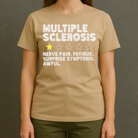 MS Do Not Recommend Funny Multiple Sclerosis Humor Awareness T-Shirt